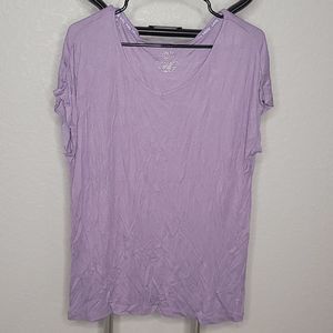 036 Jones New York Sport Soft Rib Knit Shirt Size M